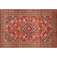 thumbnail image 1 of Ahgly Company Machine Washable Indoor Rectangle Traditional Peru Brown Area Rugs, 7' x 9', 1 of 7