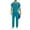 Light Blue, variant on TIMIFIS Scrub for Men Set Medicals Uniform Scrub Top and Pants Solid Color Four Season Comfort Fits Scrub Set with Pockets - Spring/Summer