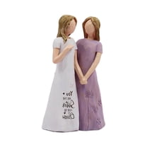 My Sister My Friend Walk with Me Hand-Painted Figurine - Heartfelt Sister Gift for Birthday, Christmas or Sister-in-Law, Adult Sister Friendship Statue Sculpture for Women