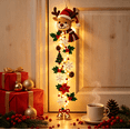 thumbnail image 5 of Light-Up Glowing Christmas Door Hanger, Lighted Christmas Wall Hanging, Holiday Festive Home Decor, 5 of 5