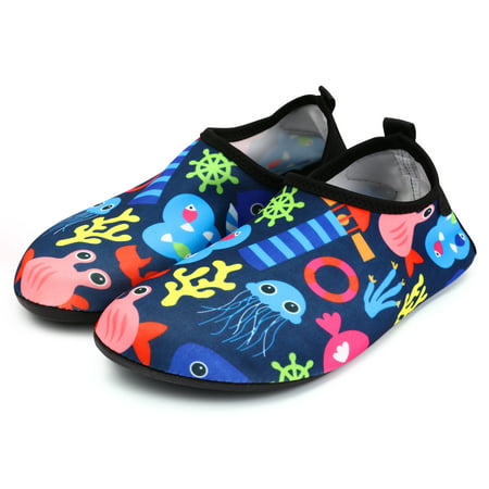 Kids Water Shoes -Bridawn Barefoot Shoes Toddler Swim Shoes Quick Dry Non-Slip Barefoot Aqua Socks for Boys &