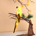 thumbnail image 3 of Pluma de espuma artificial loro imitación pájaro modelo hogar ornamento (amarillo) Ndcxsfigh Nuevos Originales, 3 of 7
