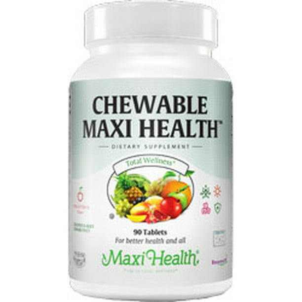 Maxi Health Kosher Chewable Maxi Health Multi Vitamin & Mineral Cherry