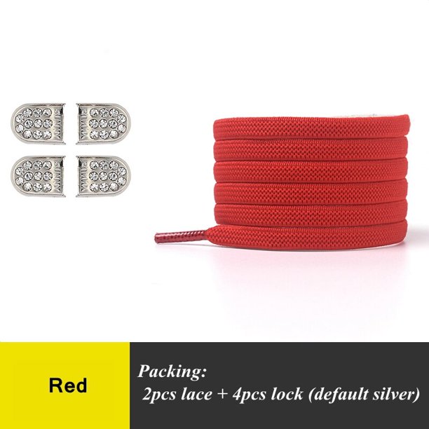 Cordones sin atar, botón pulsador de diamante, hebilla de Metal rápida, cordones elásticos para niños, botas deportivas para adultos, cordones blancos perezosos, cuerdas de China Gao Jinjia LED