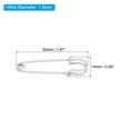 thumbnail image 2 of Uxcell Safety Pins 1.97 Inch Large Metal Sewing Pins White 50Pcs, 2 of 5