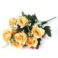 thumbnail image 3 of Oubit Artificial Bouquet,Artificial Rose Flowers Fake Simulation Plastic Flowers Artificial Rose Masterfully Created, 3 of 9