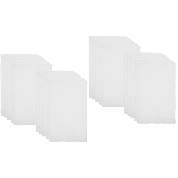 Swimming Pool Filter 20 Pcs Skimmer Basket Disposable Socks System White Strong Elastic Superfine Nylon Mesh