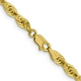 thumbnail image 3 of Avariah Diamonds 14K Yellow Gold 4.5mm Semi Solid Rope with Lobster Lock Chain - 24", 3 of 8