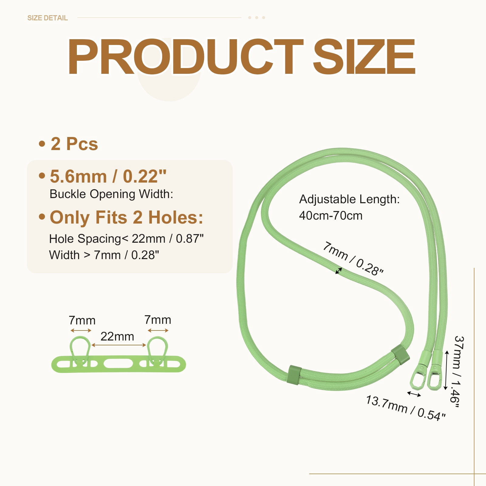 Uxcell 2Set Phone Lanyard (Green) - Adjustable Anti Theft, Phone Strap Crossbody Neck Strap with Tether Tabs Most Smartphones, Fits Travel