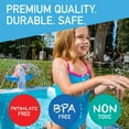 thumbnail image 3 of Inflatable Sprinkler Pool, Outdoor Play for Kids and Toddlers, Water Wading Pool with Unicorn and Dragon Print Design, Educational Fun Toy for Learning and Playing, 3 of 7