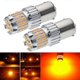 thumbnail image 1 of 2 bombillas LED ámbar 1156 7506 P21W BA15S para intermitentes delanteros y traseros amarillos, 1 of 5