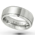 thumbnail image 2 of Mens Titanium Wedding Band Comfort Fit Satin Finish TM258PL, 2 of 2