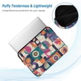 thumbnail image 2 of FORMRS 13-13.3 inch Laptop Sleeve Case Soft Carrying Quilted Computer Bag Cover, Orange Geometric, 2 of 7