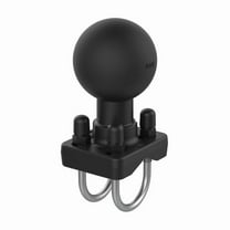 RAM-D-235U RAM Double U-Bolt Ball Base for 1" - 1.25" Rails w/ D-Size 2.25-Inch Ball
