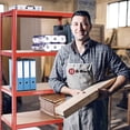 thumbnail image 6 of G-Rack Garage Storage Shelving Unit - 1 Bay, Grey Racking - 70” x 35” x 12” - 5-Tier Shelves - 386lbs Load/Tier (1929lbs/Unit) - 5 Year Warranty, 6 of 6