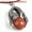 Gold Sandstone(Synthetic), variant on Dragon Claw Punk Rock Round Ball Gemstone Healing Crystal Pendant Necklace Men-Black Agate