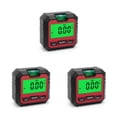 thumbnail image 4 of kurtrusly Digital Level Box Protractor LCD 490° Levels Gauge Bevel Gauges High Precision Backlight Universal Angle Protractors Red/Type 2 3Set, 4 of 6
