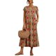 thumbnail image 1 of Vestido midi Zhyaj, holgado, túnica de verano, playa, con bolsillos, algodón, 1 of 7