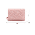 thumbnail image 3 of Cartera Monedero Mujer Billetera Gran Capacidad Tarjetas Xtellar rosa, 3 of 4
