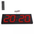 TUMALL Double Sided LED Clock Digital Temperature Display Wall Clocks