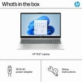 thumbnail image 6 of HP - 15.6" HD Touch-Screen Laptop - Intel Core i3-1315U - 8GB Memory - 256GB SSD - Natural Silver, 6 of 11