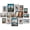 Black & Brown & Grey, variant on 15 Pack Picture Frames Collage Wall Decor for Mounting or Tabletop Display, Gallery Frame Set for Family, Multi Sizes Including 3pcs 8x10, 6pcs 5x7, 6pcs 4x6, Brown