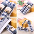 thumbnail image 4 of 1 Pair Fridge Handle Cover-Blue Plaid,Catches Drips,Door Cloth Protector, 4 of 5