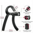 thumbnail image 4 of Hearth & Gear Hand Grip Strengthener Workout Kit 5 Pack Adjustable Resistance Grips And Stress Stuff Set B Mat Yoga Props Rubberized Cork Rings Stretching Aid Yoga And Straps Set Yoga Mat Storage Yoga, 4 of 5