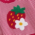 thumbnail image 4 of TOWED22 Baby Girl Fall Winter Outfits Set Toddler Clothes Long Sleeve Soft Sweatshirt + Joggers Pants 2 Piece(Red,12-18 M), 4 of 9