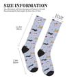 thumbnail image 2 of Picia Dogs Are Running Printed Sports Compression Socks - 15-20mmHg Graduated Compression, High-Performance Soft and Breathable Socks for Men and Women, 2 of 5