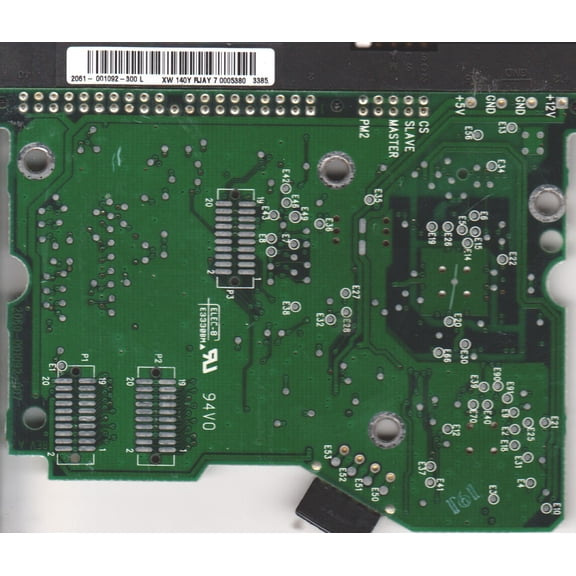 WD800AB-22CBA1, 2061-001092-300 L, WD IDE 3.5 PCB