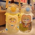 thumbnail image 5 of AURORA TRADE Water Bottles with Straw, 720Ml Kawaii Water Bottles, Cute Water Bottles Modern Water Jug, Women/Teen Girl/School, 5 of 8