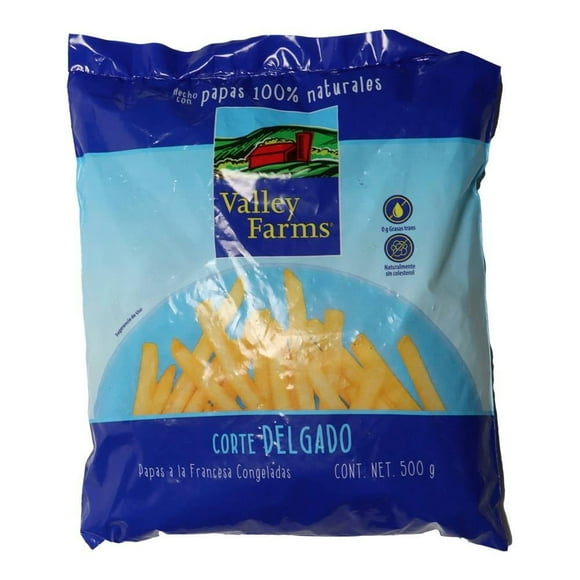 Papas a la francesa Valley Farms corte delgado 500 g