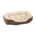 thumbnail image 1 of Sleep Zone Carved Plush Dog Bed, 1 of 4