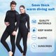 thumbnail image 4 of Toystoory Trajes de neopreno de 5MM, traje de buceo, pantalones largos de manga larga, traje de Surf con protección para buceo, esnórquel, surf, Deportes acuáticos Mujer/Negro L Toystoory OD003704-11, 4 of 6