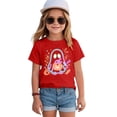thumbnail image 7 of xaweyi Kids Girls Halloween Fashion Tshirt Crew Neck Short Sleeve Ghost Pumpkin Printed Casual Top, 7 of 7