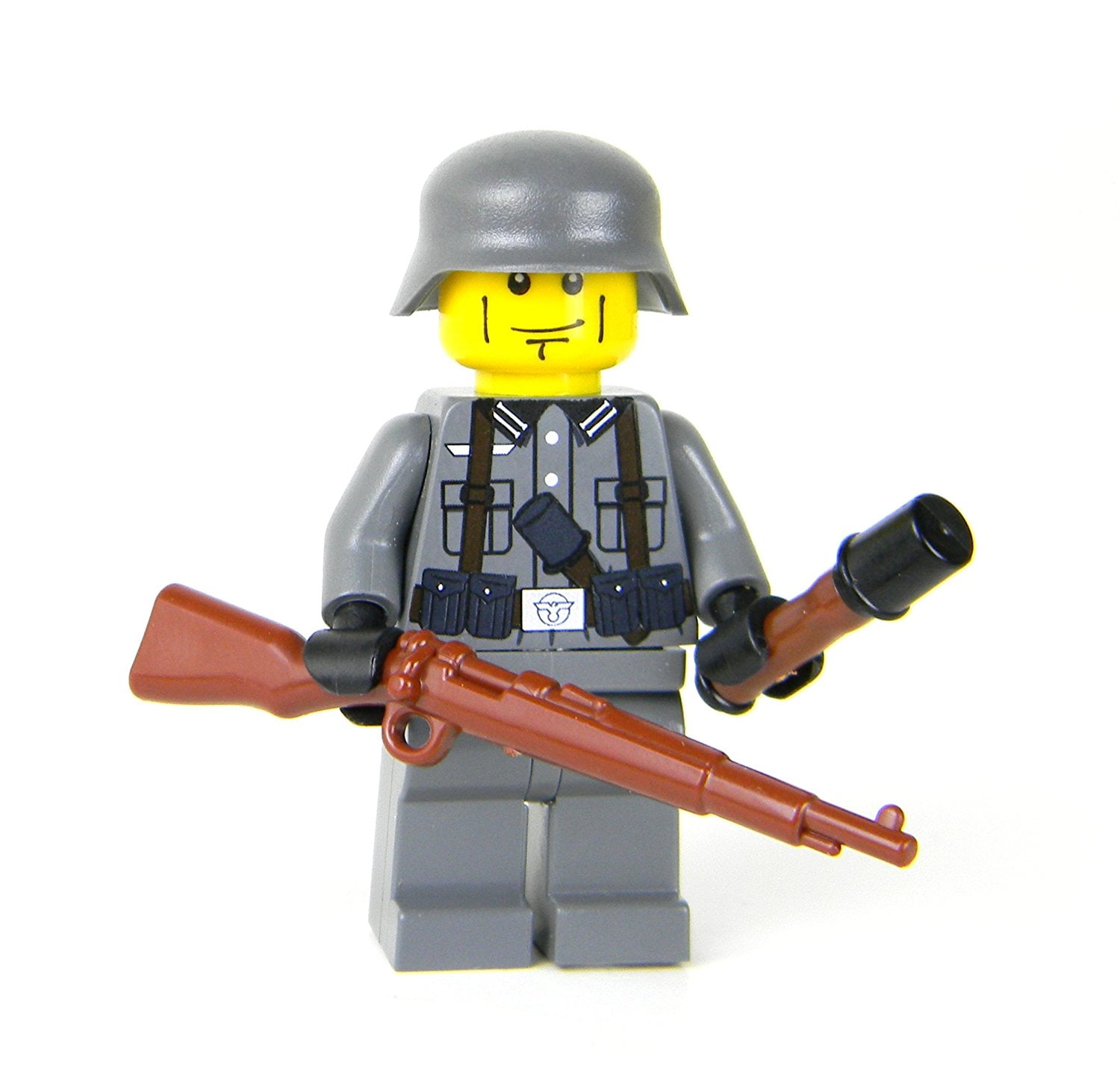 German Kar98 WW2 Soldier- Battle Brick Custom Minifigures - Walmart.com 