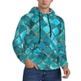 thumbnail image 2 of Daiia Square Glass Mosaic for Men's Fashion Hoodies & Sweatshirts with Kangaroo Pocket Hooded Sweatshirt Breathable & Moisture Wicking-XX-Large, 2 of 7