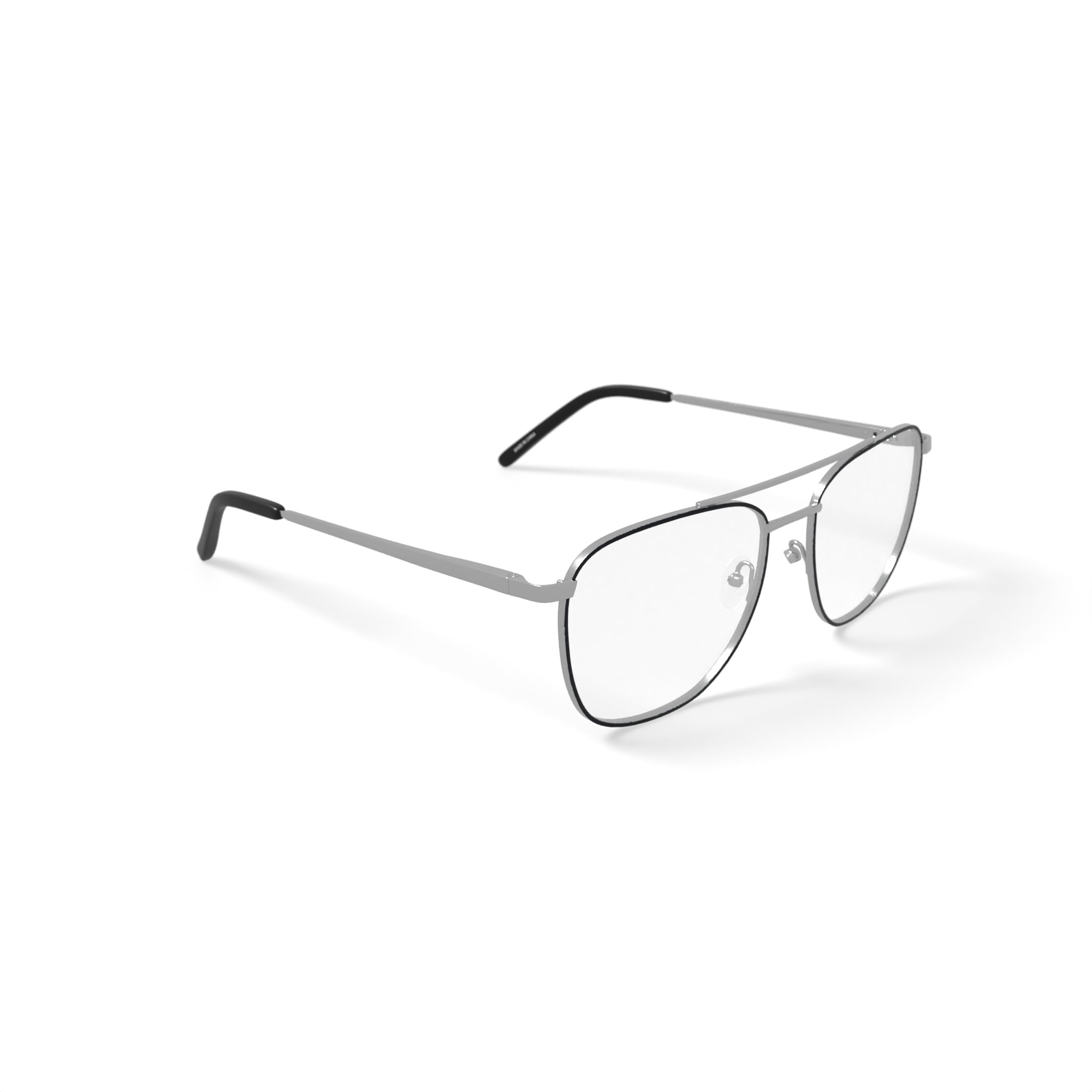 Bio Eyes Men's BE145 Mangrove Aviator Prescription Eyeglasses with Case, Black Gold