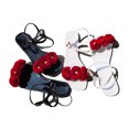thumbnail image 4 of LEEy-World Chaussons pour Femmes Style Rome d'Été Confortables Légers Semelle Souple Ouverts, 4 of 5