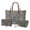 Blue - Butterfly, variant on DISNIMO Owl Flower Print Womens Tote Bag Set Top Handle Satchel Bag with Matching Wallet and Makeup Pouch Portable Hobo Handbag, Brown