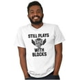 thumbnail image 4 of Still Plays With Blocks Mechanic Men's Graphic T Shirt Tees Brisco Brands X, 4 of 4