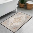 thumbnail image 2 of Washable Vintage Kitchen Mat 31"x20" Non Slip Soft Plush Low Profile Kitchen Rug, Distressed Medallion Oriental Style Sink Mat for Laundry Room Bedroom Office, 2 of 6