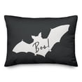 thumbnail image 2 of Creative Products Boo Bat Gray 20 x 14 Spun Poly Pillow, 2 of 3