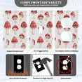 thumbnail image 5 of Switch Panel Switch Decoration 2.76x4.53x0.28 Inches Toggle Switch Switch Plate Wall Plates Living Room Kitchen Bedroom Study Switches Red Mushroom Seamless, 5 of 8