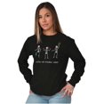 thumbnail image 5 of Christmas Skeletons Holiday Spirit Long Sleeve TShirt Men Women Brisco Brands S, 5 of 6