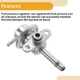 thumbnail image 4 of Regulador de presión de combustible Unique Bargains No.226701N500 para Nissan Sentra 2000 Metal 20-70 Psi Resistente a la corrosión 1 Pc, 4 of 6