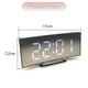 thumbnail image 2 of Despertador digital, reloj LED grande con espejo y dos puertos de carga USB | Función de repetición fácil Zhivalor  BST3023646-1, 2 of 6