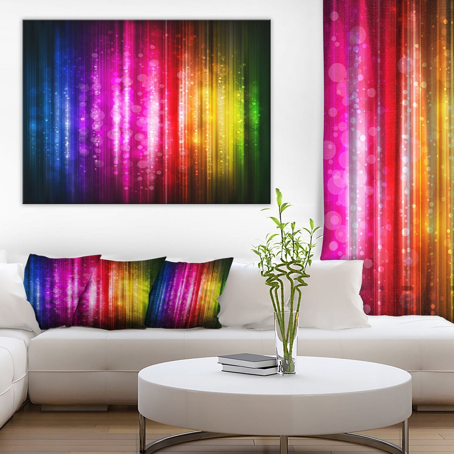 Impression sur toile « Glowing Background » Design Art