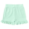 thumbnail image 4 of Odeerbi Toddler Girls 2 Piece Outfits Tank Tops Shorts Set Summer Clothes Fashion Casual Round Neck Collar Short Sleeve Blouse Solid Color Long Pants Sets Green, 4 of 8